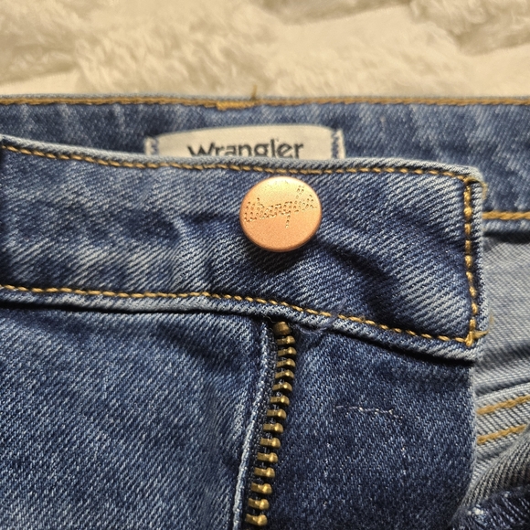 Wrangler Wanderer High Rise Trumpet Flare Jeans Womens 28x34 Western New - Picture 3 of 7